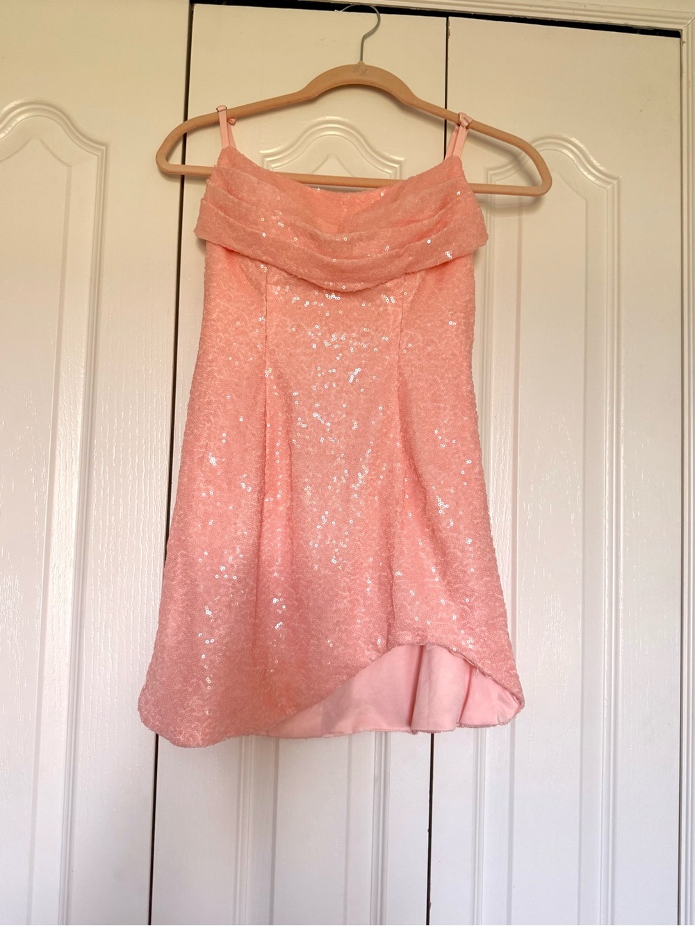 Sequin Pink Cocktail Dress